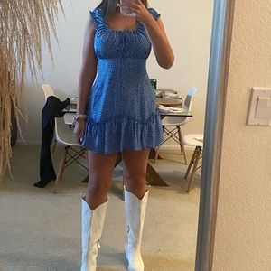 Hello molly blue mini dress